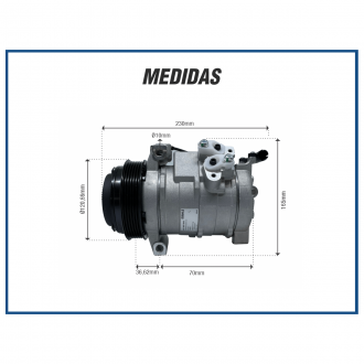 Compressores COMPRESSOR MAHLE - MERCEDES BENZ SPRINTER CDI 313 / 314 2.2 - 2002>2012 Imagem 5