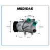 Compressores COMPRESSOR HYUNDAI SONATA 2.4 2010>2014 / AZERA 3.0 - 2012>2020 Imagem Miniatura 6