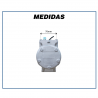 Compressores COMPRESSOR MERCEDES  BENZ ATEGO 10PA15C 10PK 129MM 24V Imagem Miniatura 8