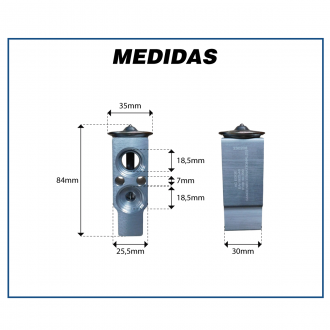 Filtros e Válvulas VÁLVULA DE EXPANSÃO SANDEN EDGE 2 TONELADAS Imagem 7