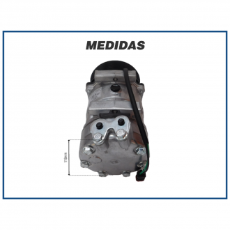 Compressores COMPRESSOR SCANIA 7H15 10PK 120MM 24V 4 FUROS PASSANTES (8275/8295) Imagem 5