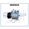 Compressores COMPRESSOR GM ONIX / COBALT / SONIC LTZ 1.8 / SPIN 1.8 - PV5 SCROLL Imagem Miniatura 10