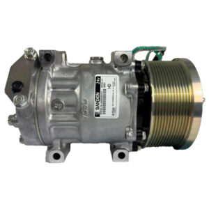 COMPRESSOR SANDEN ORIGINAL 7H15 UNIVERSAL/ ESCAVADEIRA CATERPILLAR 24V 12PK Ø126MM OEM:SD6095/ CAT 372-9295