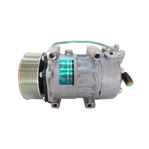 COMPRESSOR SANDEN ORIGINAL 7H15 UNIVERSAL/ SCANIA LINHAS P/ G/ R 2009 À 2019 24V 10PK Ø120MM OEM:SD8275/ SD8295