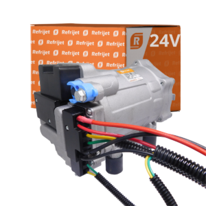 COMPRESSOR AR CONDICIONADO AUTOMOTIVO ELÉTRICO 24V C/ MÓDULO