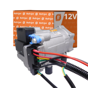 COMPRESSOR AR CONDICIONADO AUTOMOTIVO ELÉTRICO 12V C/ MÓDULO