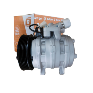 COMPRESSOR REFRIJET 10P08 UNIVERSAL/ ADAPTAÇÃO 12V 6PK Ø120MM