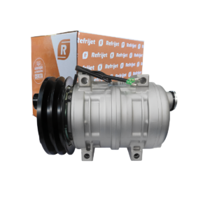 COMPRESSOR REFRIJET TM21 CATERPILLAR RETROESCAVADEIRA 2A Ø145MM 12V OEM:CAT 214-4302