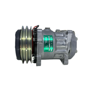 COMPRESSOR SANDEN ORIGINAL 7H15 UNIVERSAL/ TRATOR MASSEY FERGUSON 12V 2A Ø140MM OEM:SD8088