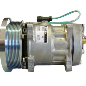 COMPRESSOR SANDEN ORIGINAL 7H15 CATERPILLAR 24V 8PK Ø130MM OEM:SD4487/ 141-9676